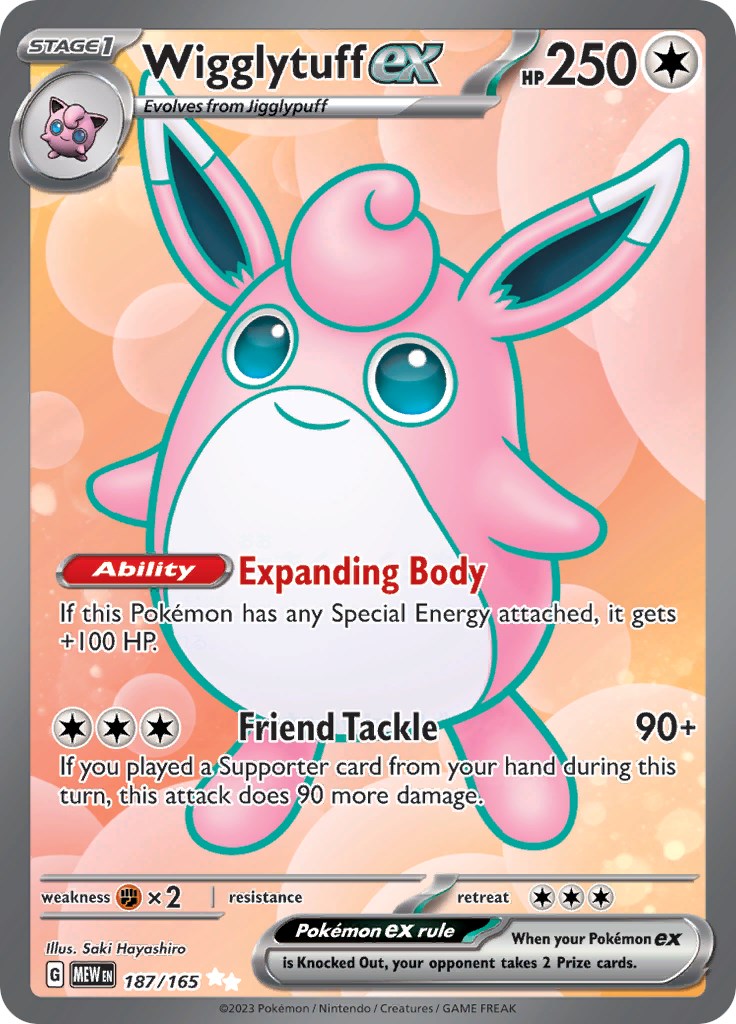 Wigglytuff ex (187/165) [Scarlet & Violet: 151] | Gamers Paradise