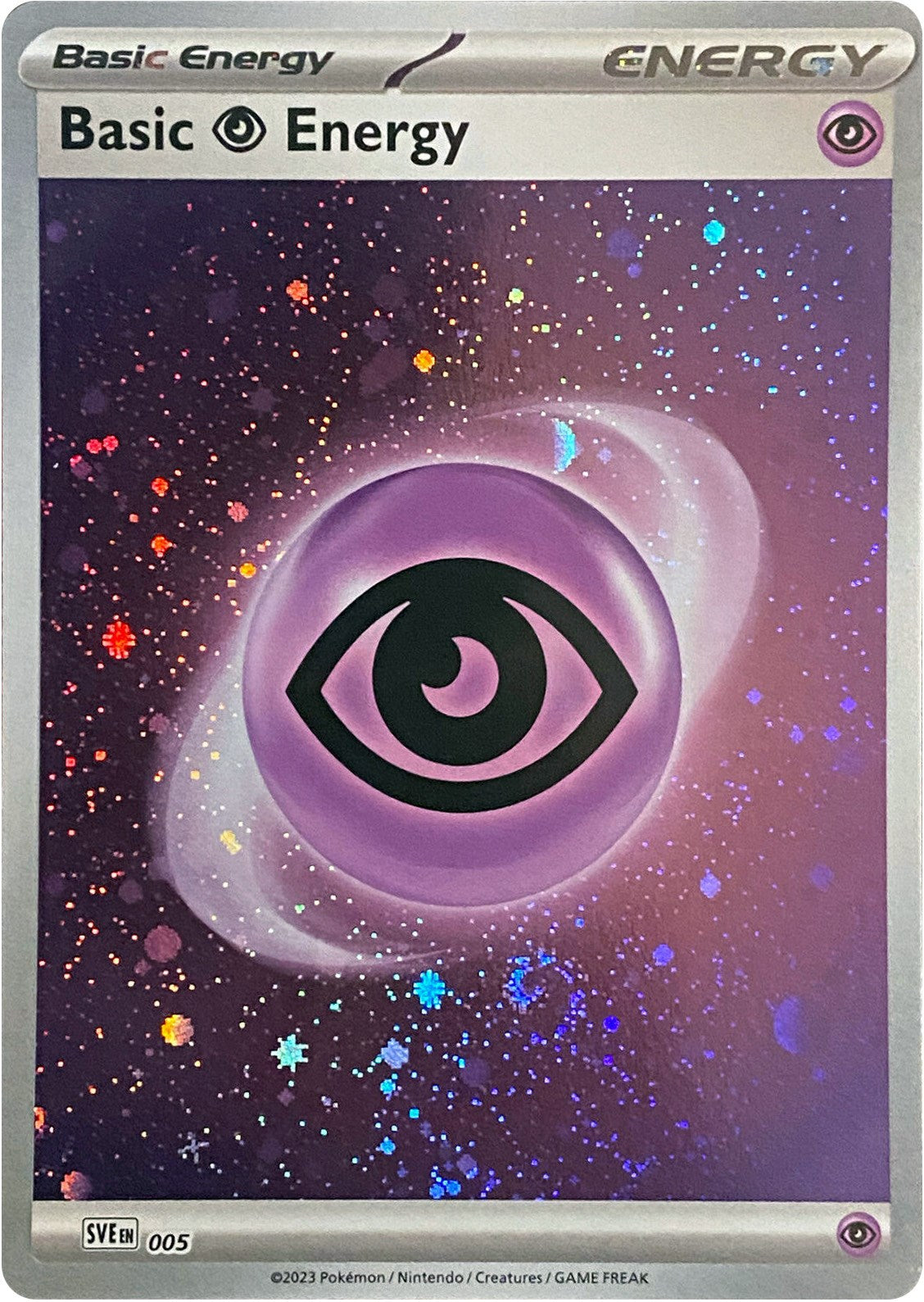 Basic Psychic Energy (005) (Cosmos Holo) [Scarlet & Violet: Base Set] | Gamers Paradise