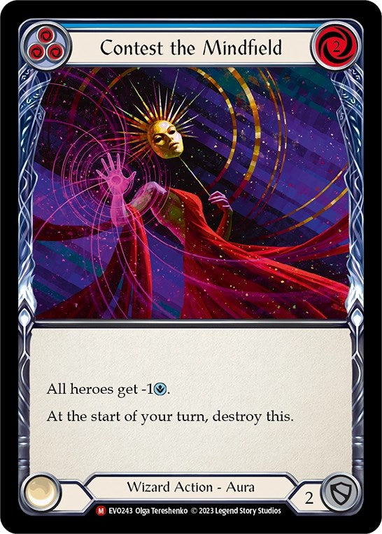 Contest the Mindfield [EVO243] (Bright Lights)  Rainbow Foil | Gamers Paradise
