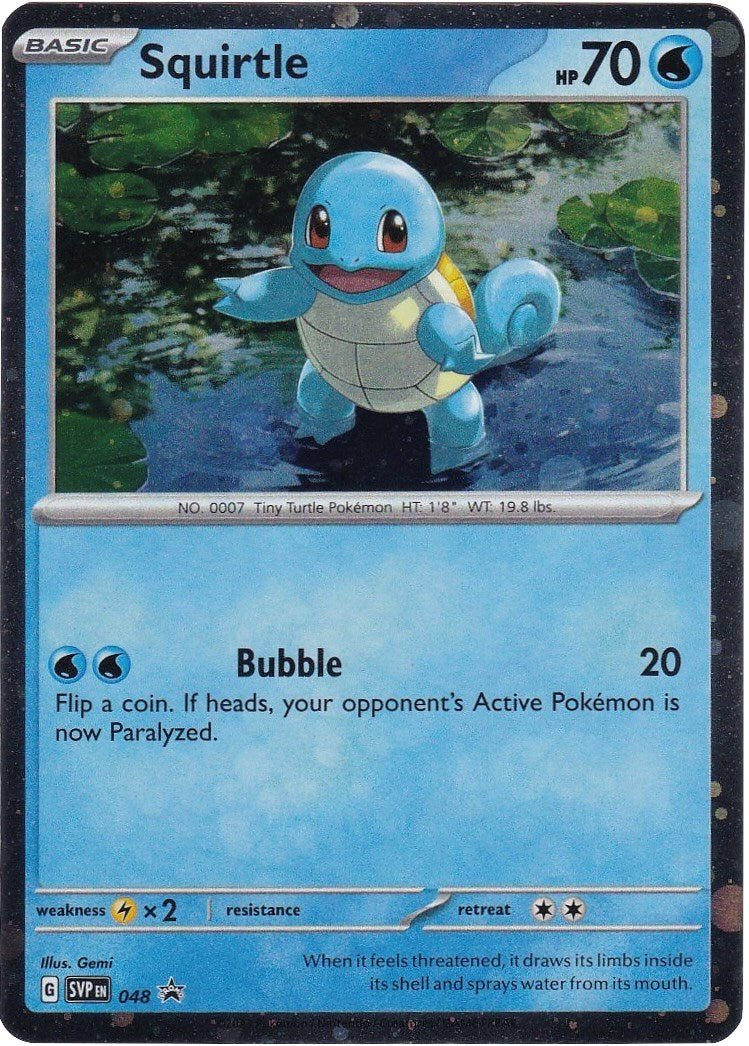 Squirtle (048) (Cosmos Holo) [Scarlet & Violet: Black Star Promos] | Gamers Paradise