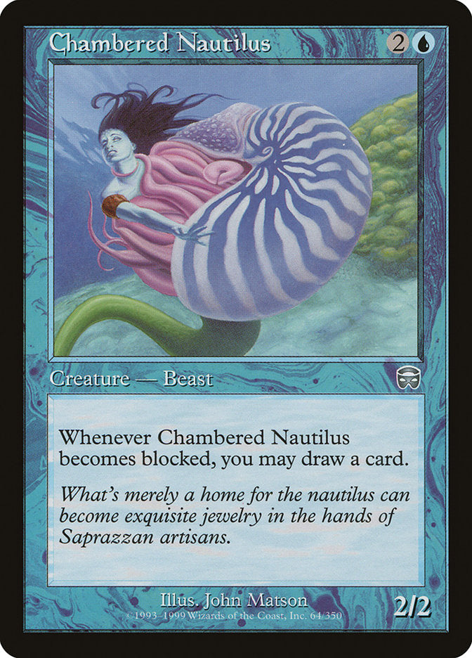 Chambered Nautilus [Mercadian Masques] | Gamers Paradise