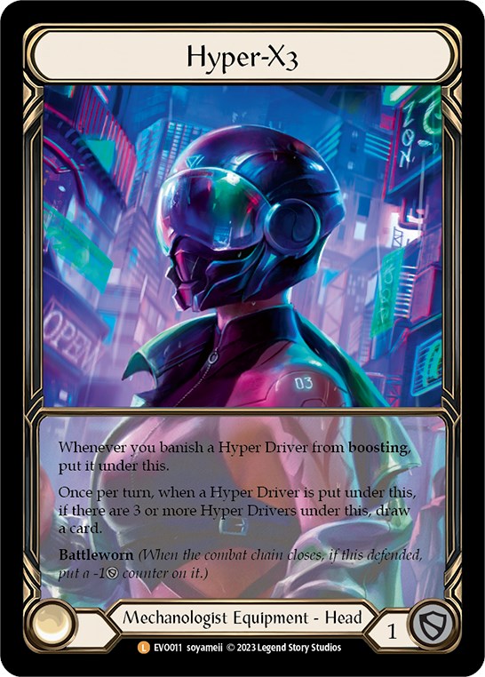 Hyper-X3 (Extended Art) [EVO011] (Bright Lights)  Cold Foil | Gamers Paradise