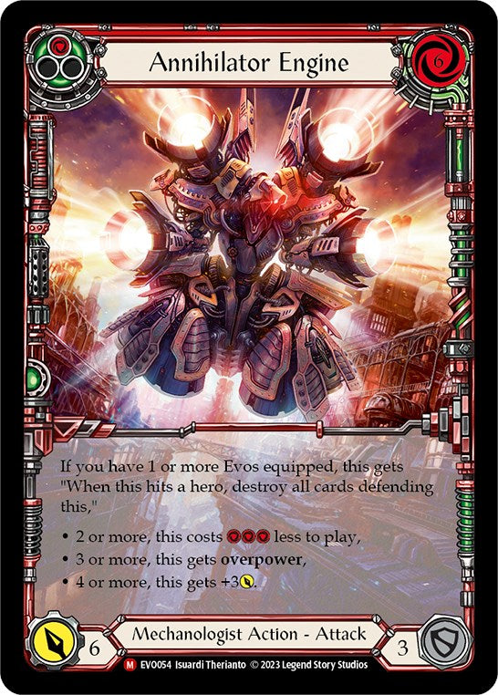 Annihilator Engine (Extended Art) [EVO054] (Bright Lights)  Rainbow Foil | Gamers Paradise