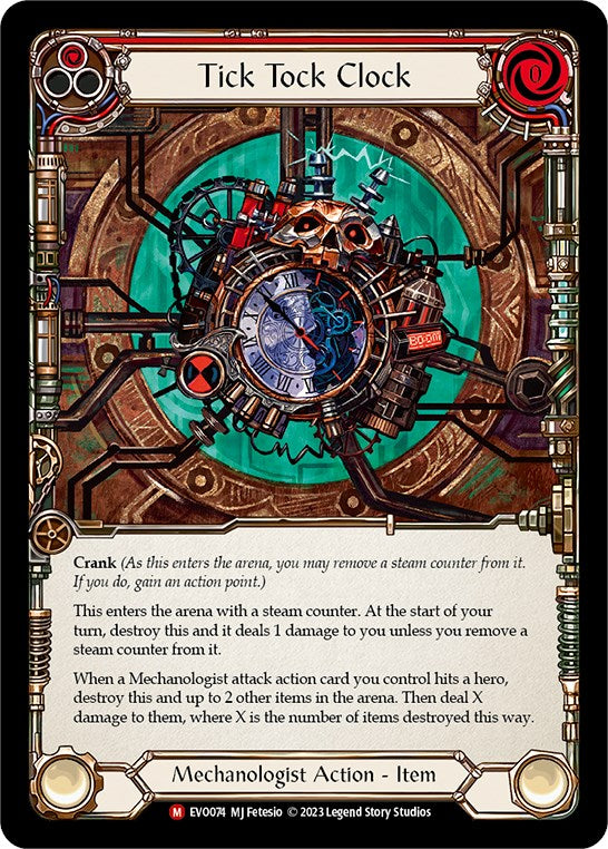 Tick Tock Clock [EVO074] (Bright Lights)  Rainbow Foil | Gamers Paradise