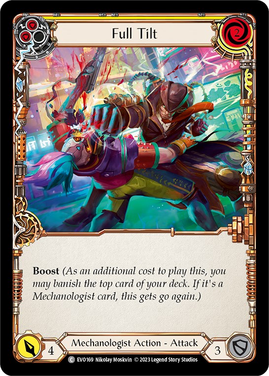 Full Tilt (Yellow) [EVO169] (Bright Lights)  Rainbow Foil | Gamers Paradise