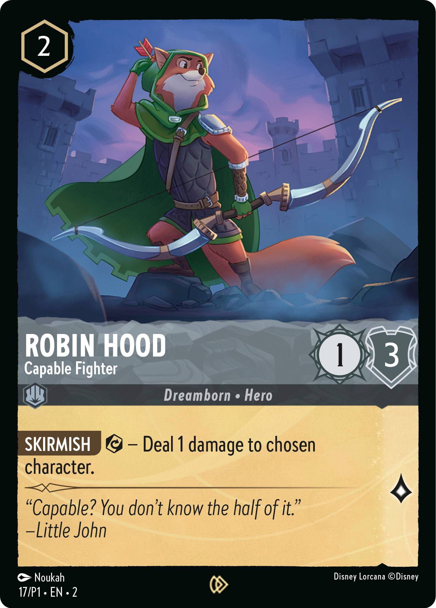 Robin Hood - Capable Fighter (17) [Promo Cards] | Gamers Paradise