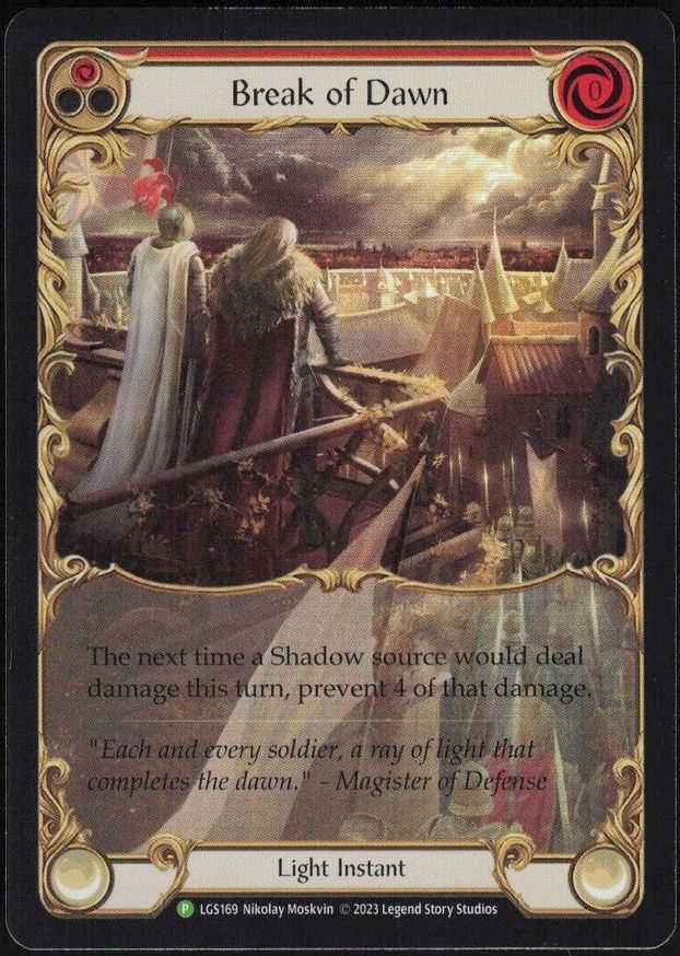 Break of Dawn (Red) [LGS169] (Promo)  Rainbow Foil | Gamers Paradise