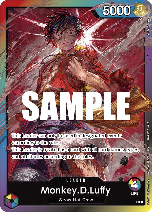 Monkey.D.Luffy (Leader Pack) (Sealed Battle 2023 Vol. 1) [One Piece Promotion Cards] | Gamers Paradise