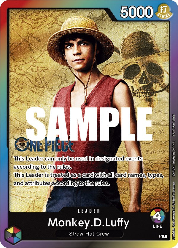 Monkey.D.Luffy (Leader Pack - Live Action) (Sealed Battle 2023 Vol. 1) [One Piece Promotion Cards] | Gamers Paradise