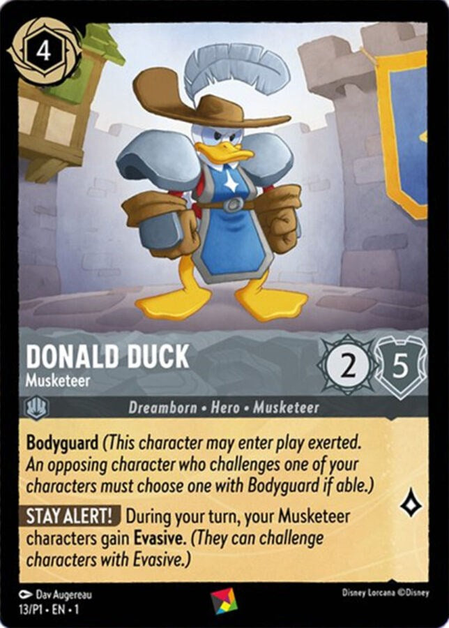 Donald Duck - Musketeer (13/P1) [Promo Cards] | Gamers Paradise