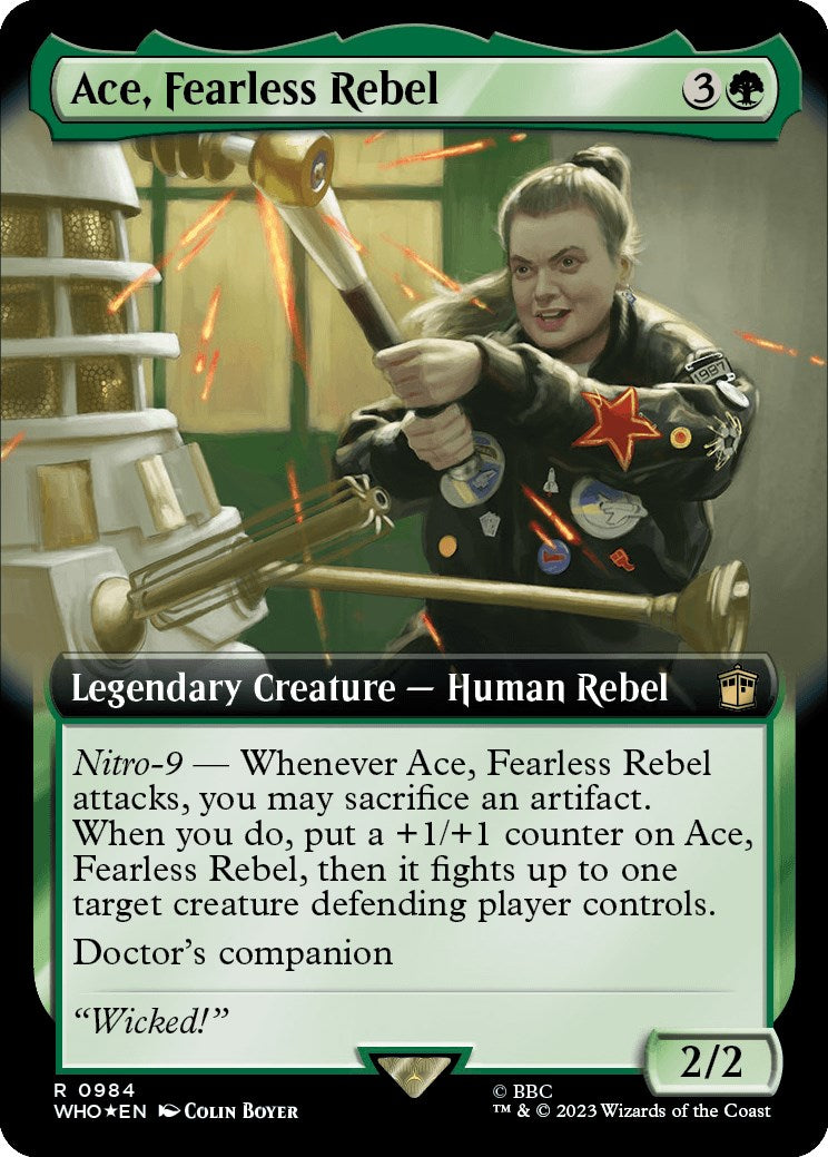 Ace, Fearless Rebel (Extended Art) (Surge Foil) [Doctor Who] | Gamers Paradise