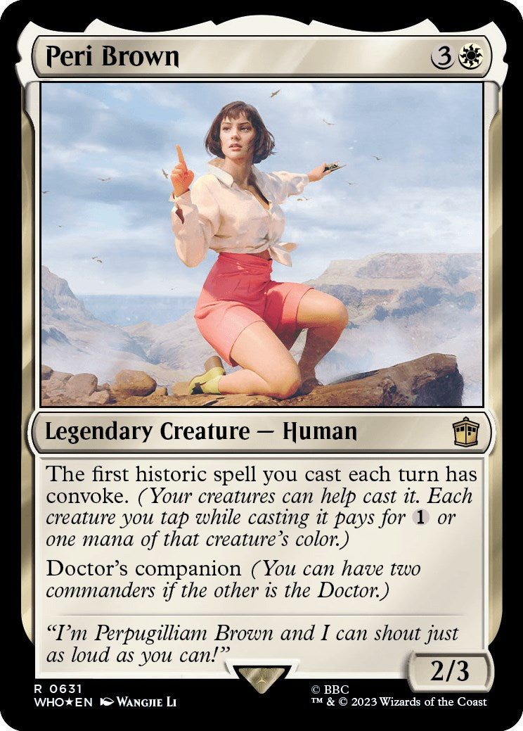 Peri Brown (Surge Foil) [Doctor Who] | Gamers Paradise