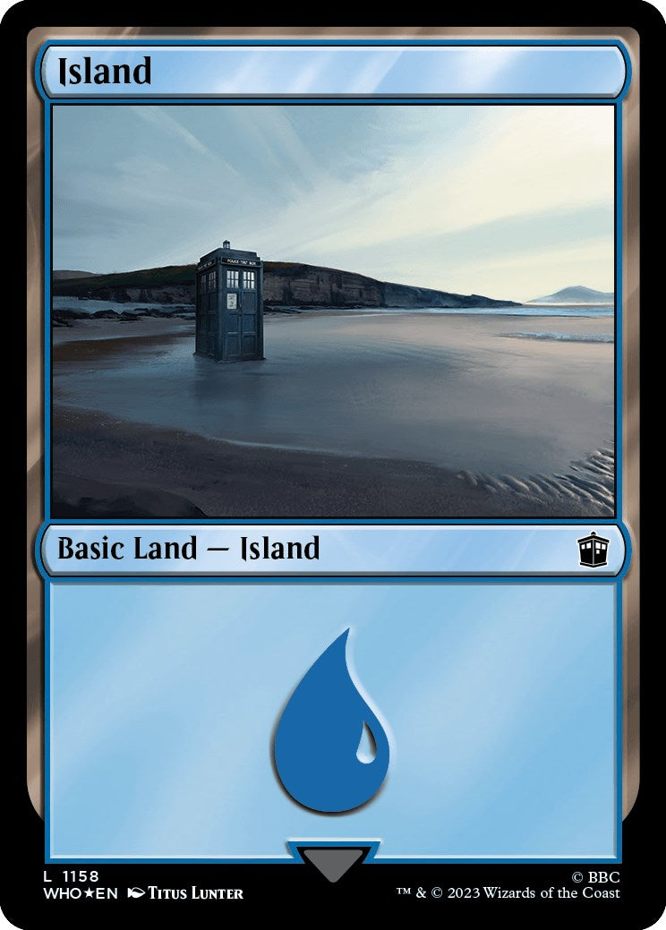 Island (1158) (Surge Foil) [Doctor Who] | Gamers Paradise