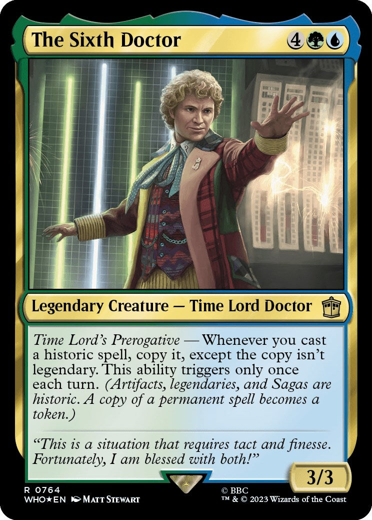 The Sixth Doctor (Surge Foil) [Doctor Who] | Gamers Paradise