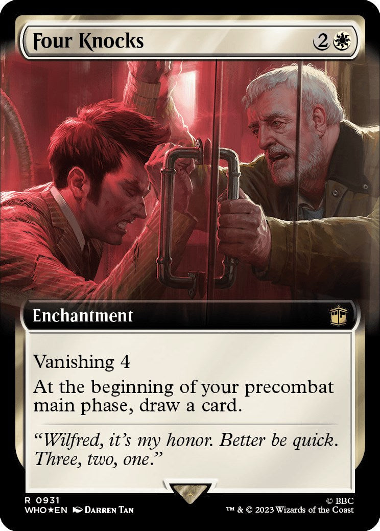 Four Knocks (Extended Art) (Surge Foil) [Doctor Who] | Gamers Paradise