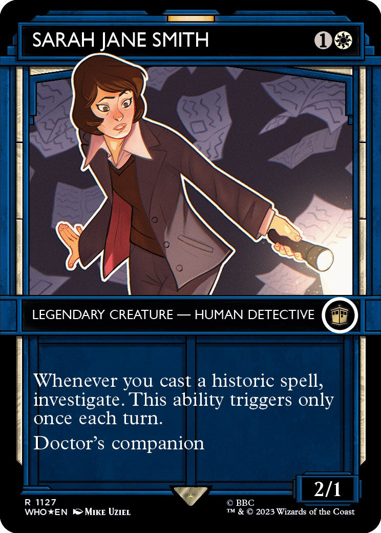 Sarah Jane Smith (Showcase) (Surge Foil) [Doctor Who] | Gamers Paradise
