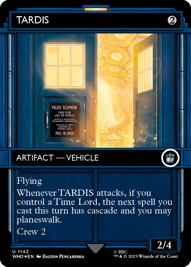 TARDIS (Showcase) (Surge Foil) [Doctor Who] | Gamers Paradise