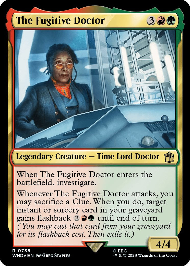 The Fugitive Doctor (Surge Foil) [Doctor Who] | Gamers Paradise