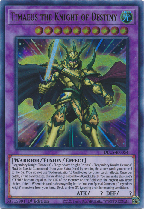 Timaeus the Knight of Destiny [DLCS-EN054] Ultra Rare | Gamers Paradise