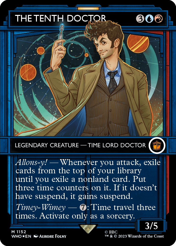 The Tenth Doctor (Showcase) (Surge Foil) [Doctor Who] | Gamers Paradise