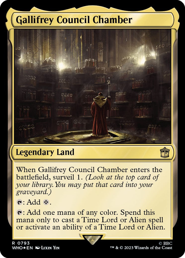 Gallifrey Council Chamber (Surge Foil) [Doctor Who] | Gamers Paradise
