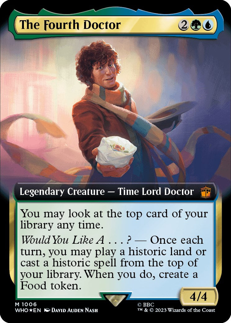 The Fourth Doctor (Extended Art) (Surge Foil) [Doctor Who] | Gamers Paradise