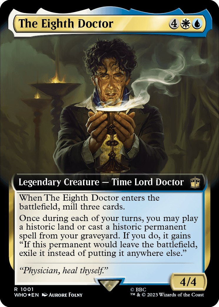 The Eighth Doctor (Extended Art) (Surge Foil) [Doctor Who] | Gamers Paradise