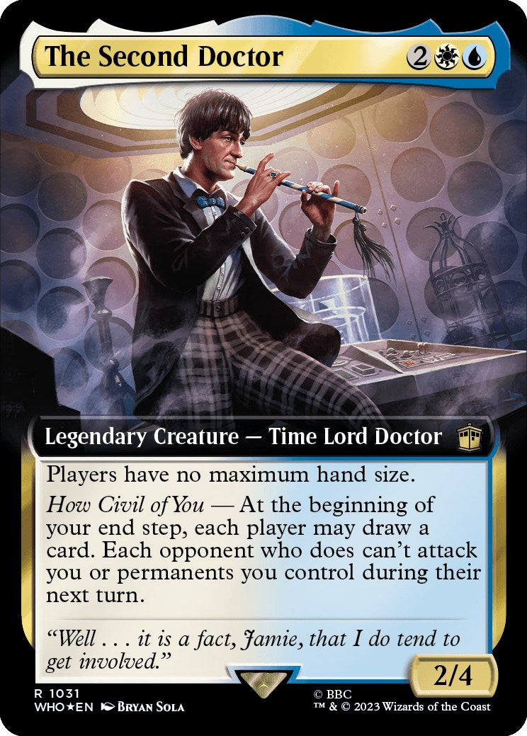 The Second Doctor (Extended Art) (Surge Foil) [Doctor Who] | Gamers Paradise
