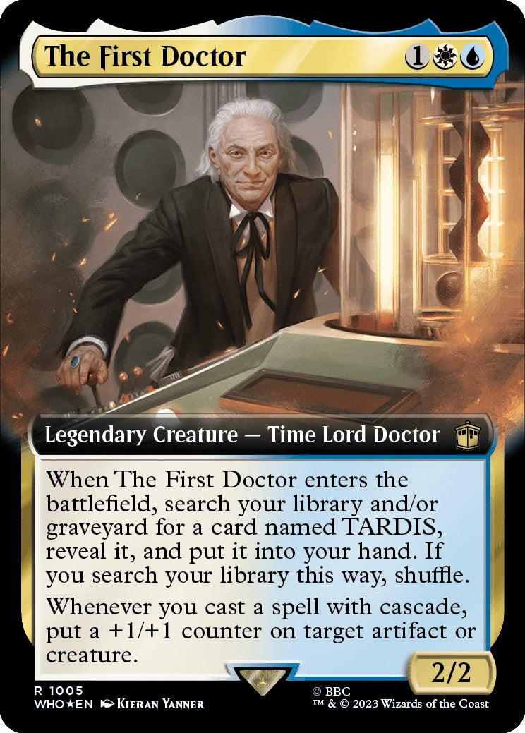 The First Doctor (Extended Art) (Surge Foil) [Doctor Who] | Gamers Paradise