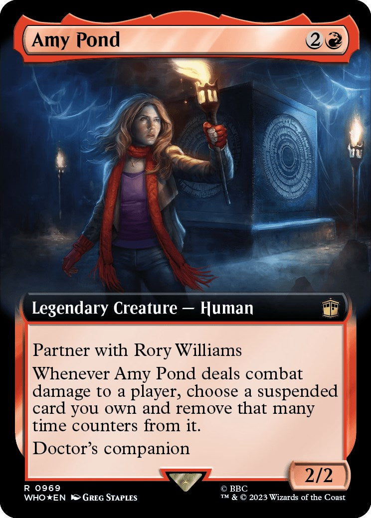 Amy Pond (Extended Art) (Surge Foil) [Doctor Who] | Gamers Paradise