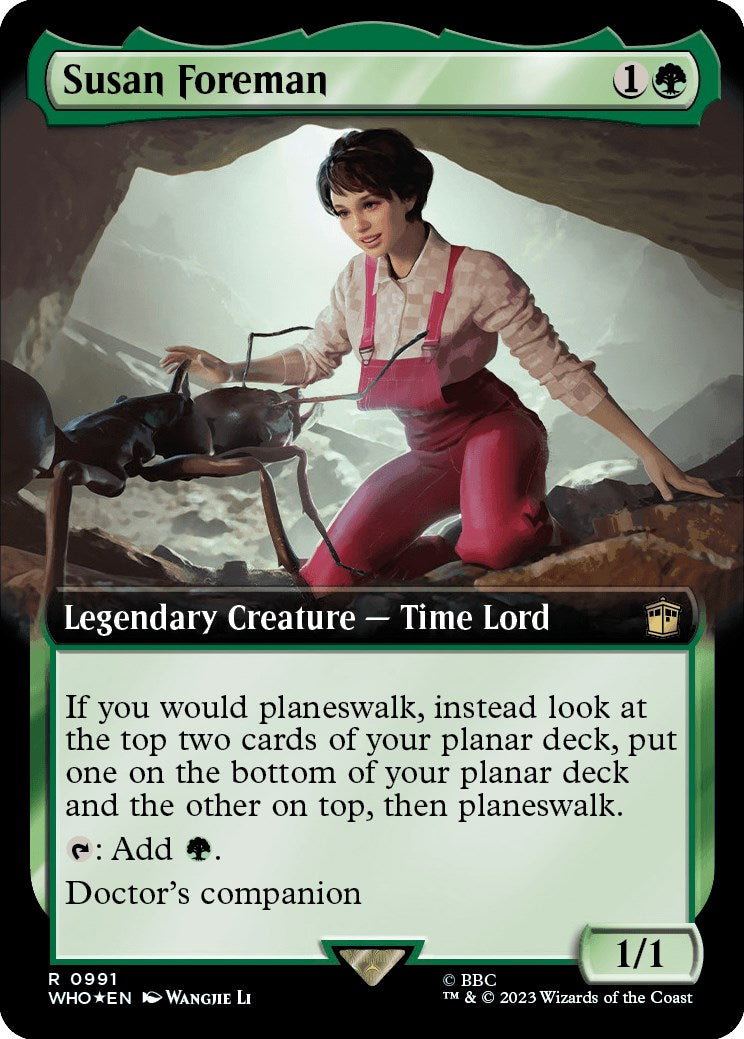 Susan Foreman (Extended Art) (Surge Foil) [Doctor Who] | Gamers Paradise