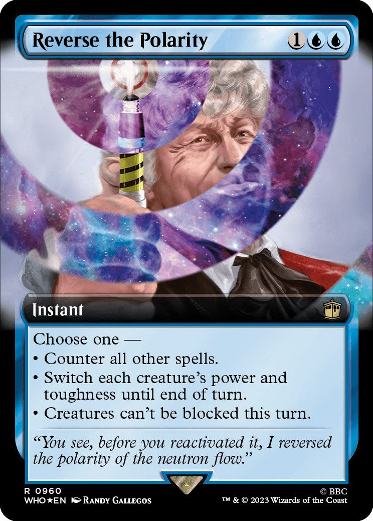 Reverse the Polarity (Extended Art) (Surge Foil) [Doctor Who] | Gamers Paradise