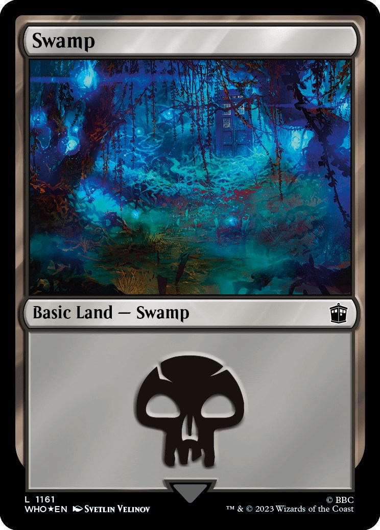 Swamp (1161) (Surge Foil) [Doctor Who] | Gamers Paradise
