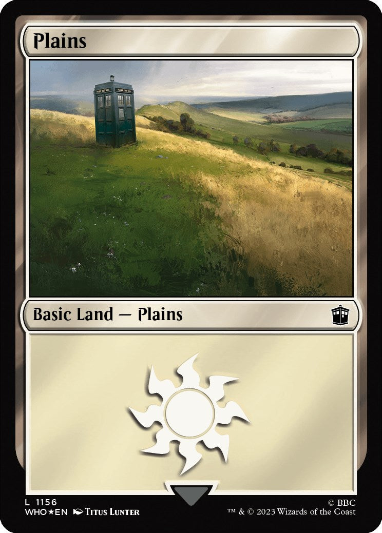 Plains (1156) (Surge Foil) [Doctor Who] | Gamers Paradise