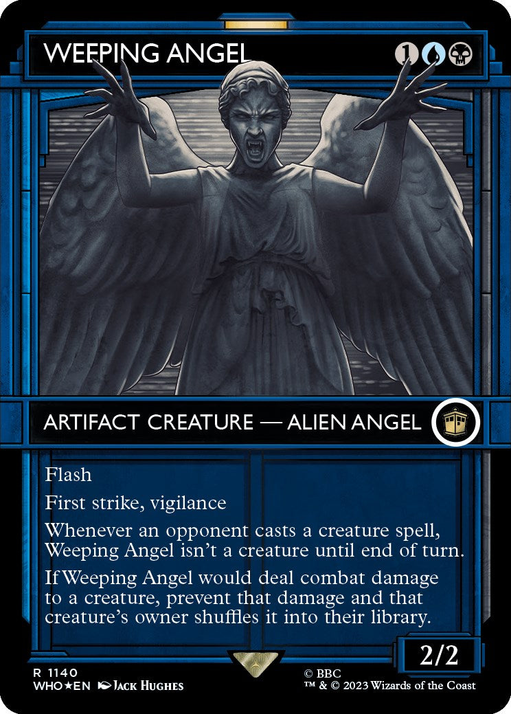 Weeping Angel (Showcase) (Surge Foil) [Doctor Who] | Gamers Paradise