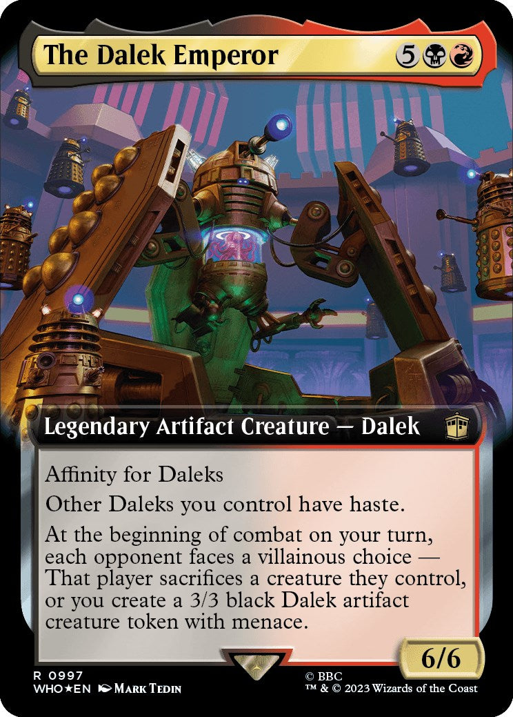 The Dalek Emperor (Extended Art) (Surge Foil) [Doctor Who] | Gamers Paradise