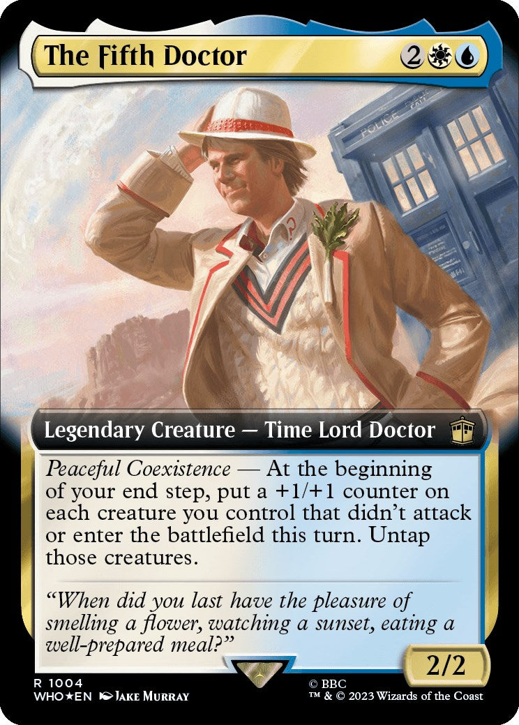 The Fifth Doctor (Extended Art) (Surge Foil) [Doctor Who] | Gamers Paradise