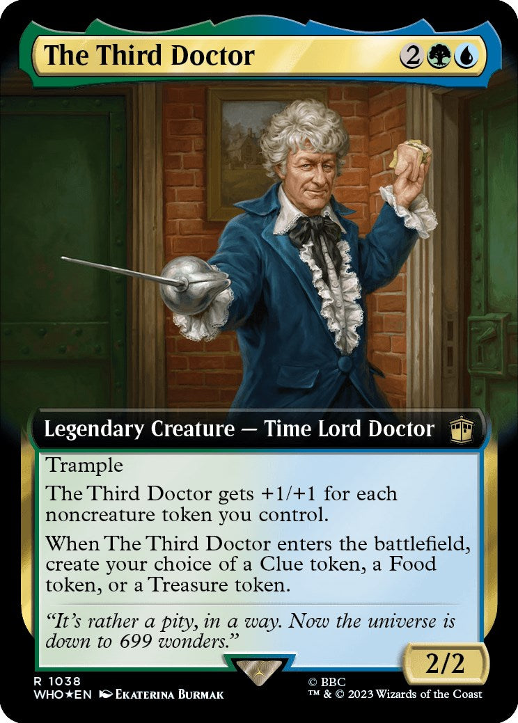 The Third Doctor (Extended Art) (Surge Foil) [Doctor Who] | Gamers Paradise
