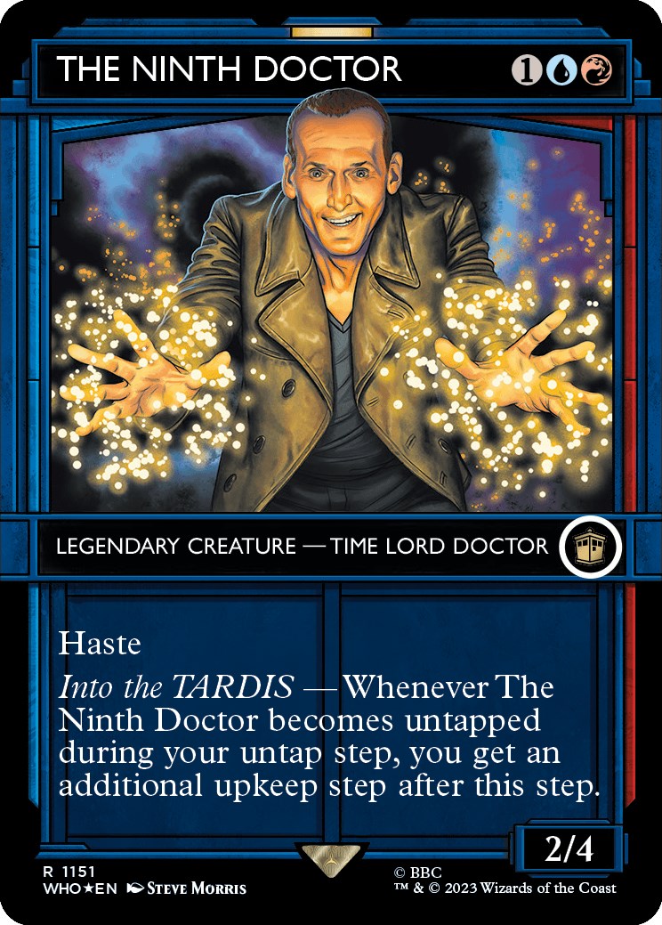 The Ninth Doctor (Showcase) (Surge Foil) [Doctor Who] | Gamers Paradise