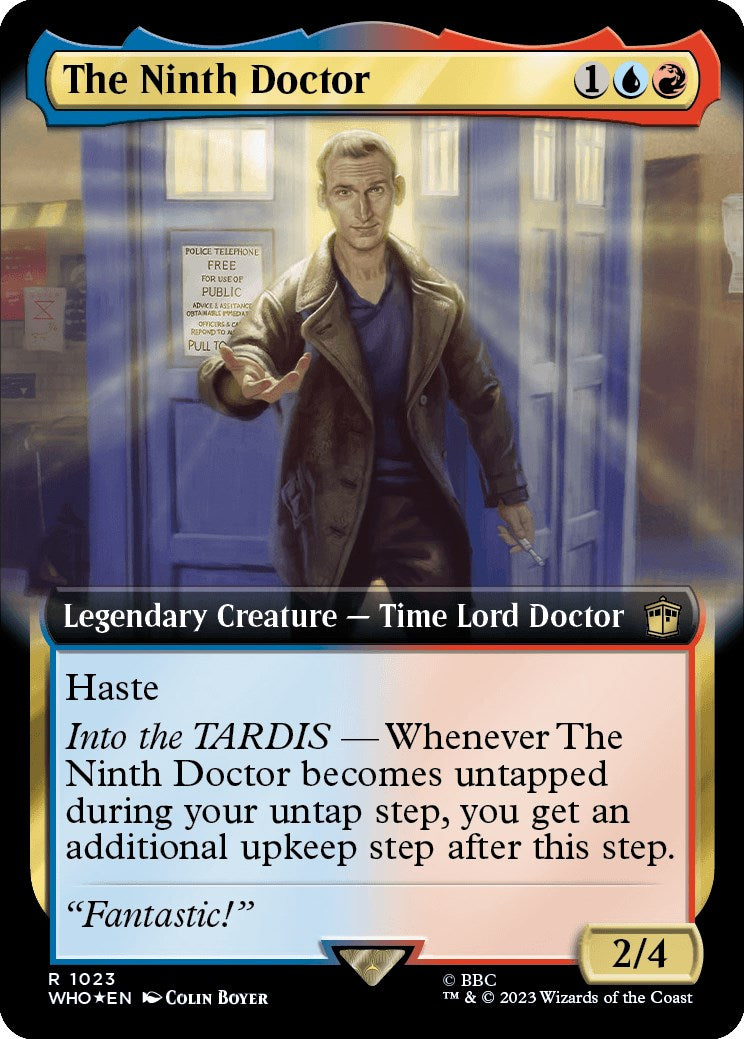 The Ninth Doctor (Extended Art) (Surge Foil) [Doctor Who] | Gamers Paradise