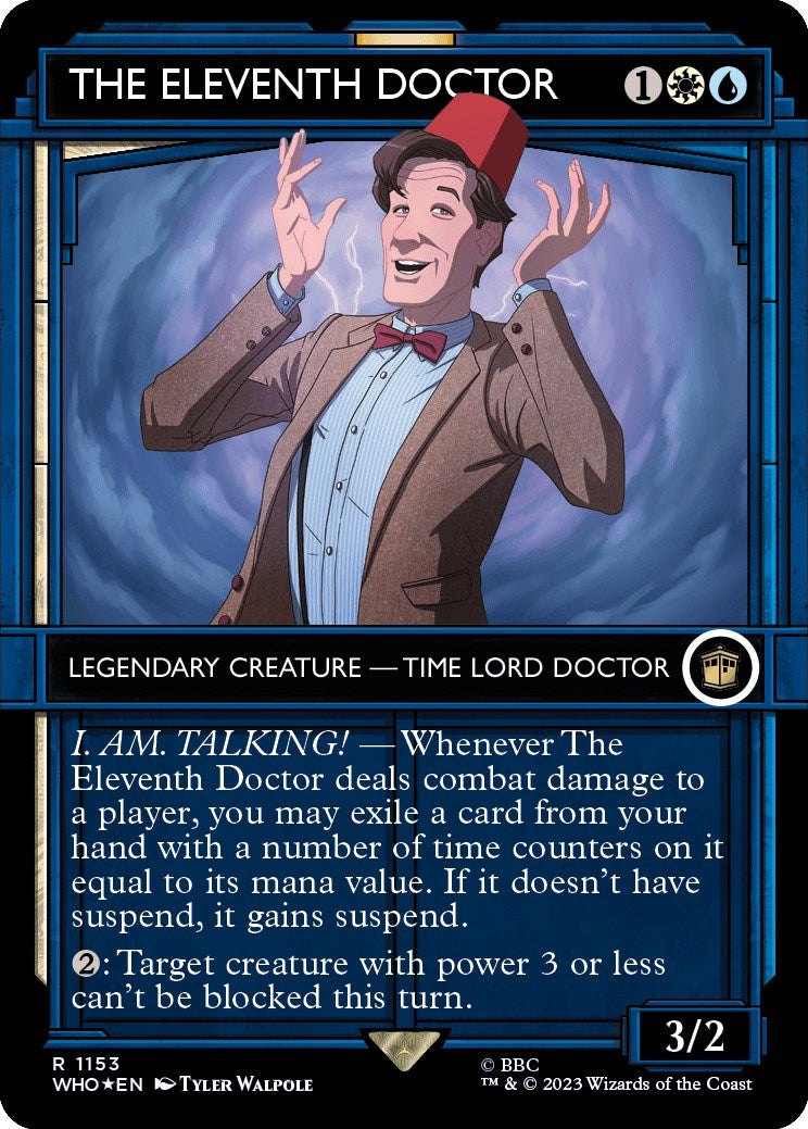 The Eleventh Doctor (Showcase) (Surge Foil) [Doctor Who] | Gamers Paradise