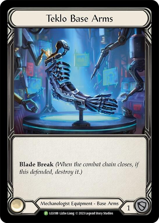 Teklo Base Arms [LGS188] (Promo)  Cold Foil | Gamers Paradise