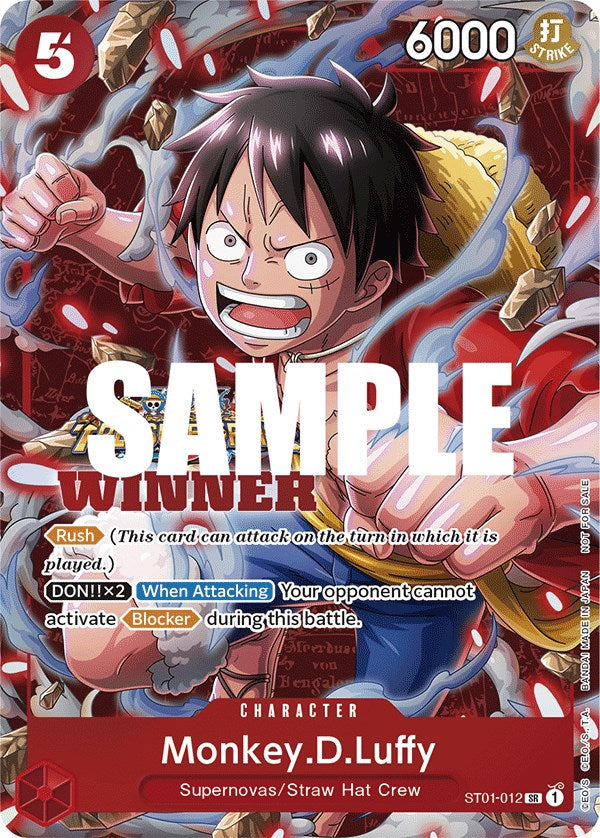 Monkey.D.Luffy (Winner Pack Vol. 5) [One Piece Promotion Cards] | Gamers Paradise