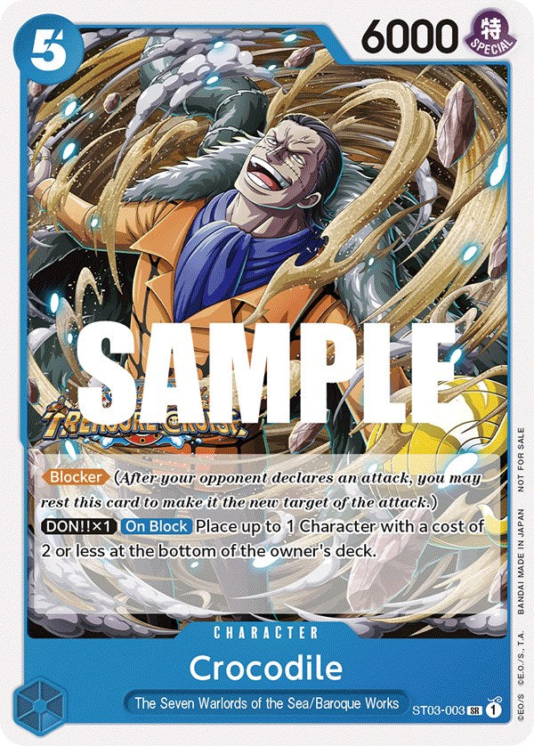 Crocodile (Tournament Pack Vol. 5) [One Piece Promotion Cards] | Gamers Paradise