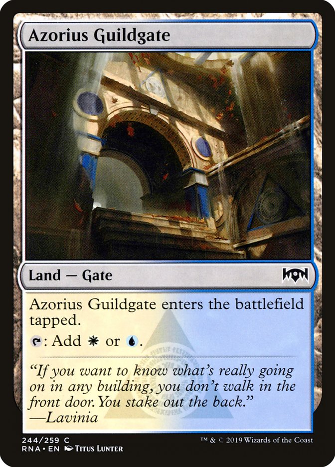 Azorius Guildgate (244/259) [Ravnica Allegiance] | Gamers Paradise