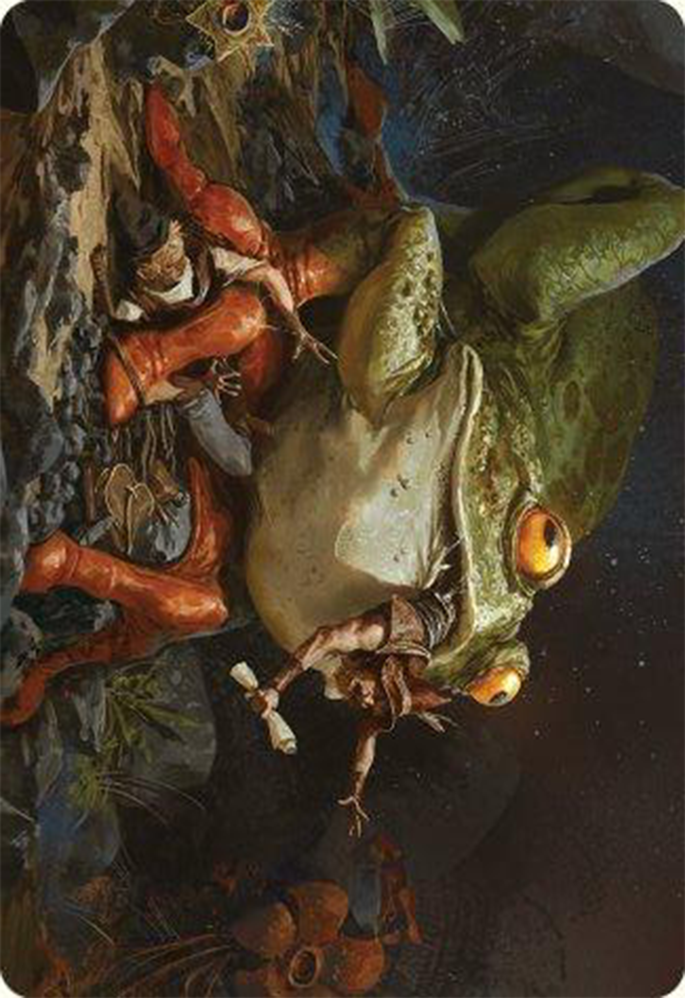 Rampant Frogantua Art Card [Modern Horizons 3 Art Series] | Gamers Paradise