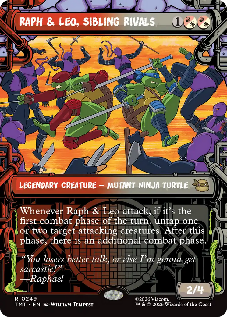Raph & Leo, Sibling Rivals (Showcase) [Teenage Mutant Ninja Turtles] | Gamers Paradise
