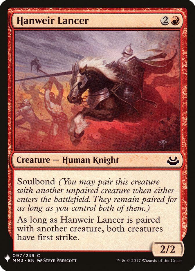 Hanweir Lancer [Mystery Booster] | Gamers Paradise
