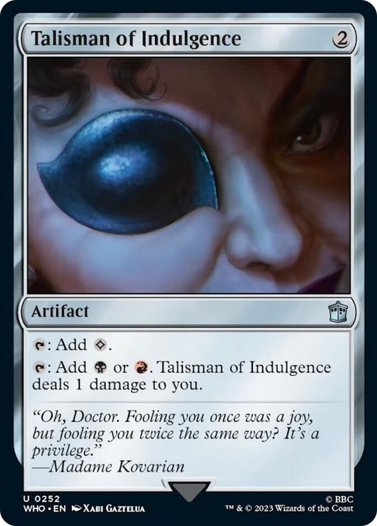 Talisman of Indulgence [Doctor Who] | Gamers Paradise