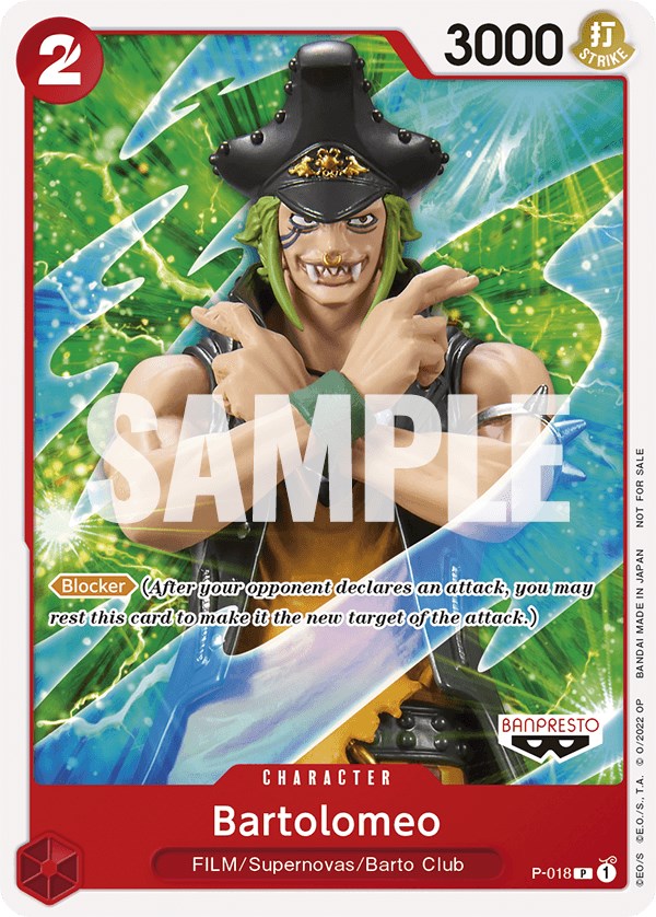 Bartolomeo (One Piece Film Red) [One Piece Promotion Cards] | Gamers Paradise